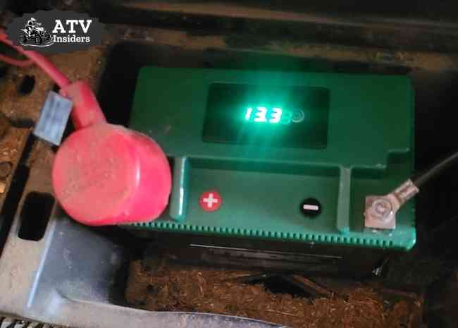 ATV battery YTX14-BS charging test