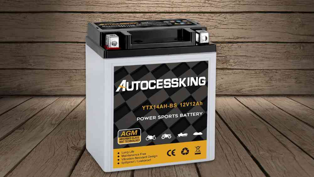 Autocessking YTX14AH-BS 12V 12Ah ATV Battery Review