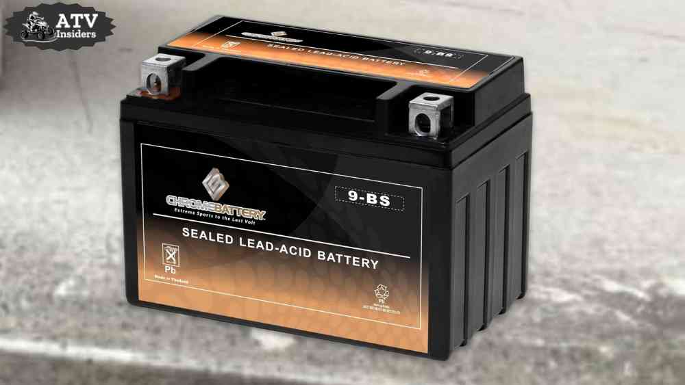 CB CHROMEBATTERY YTX9-BS ATV Battery