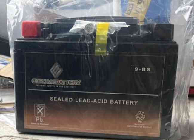 CB ChromeBattery YTX9-BS ATV battery