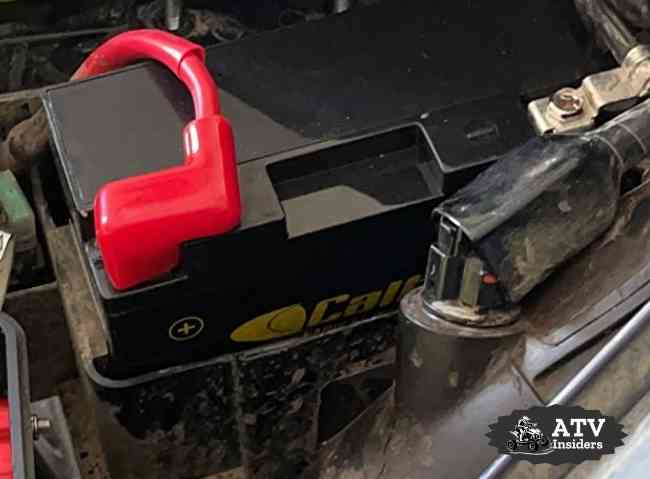 Caltric AGM Battery on ATV