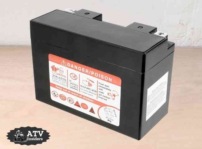 Caltric AGM Battery side view