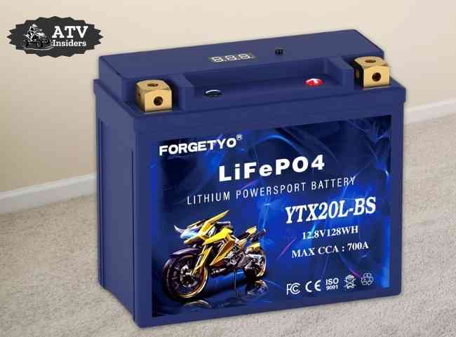 Forgetyo Lithium ATV Battery Side
