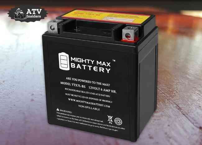 Mighty Max YTX7L-BS battery front