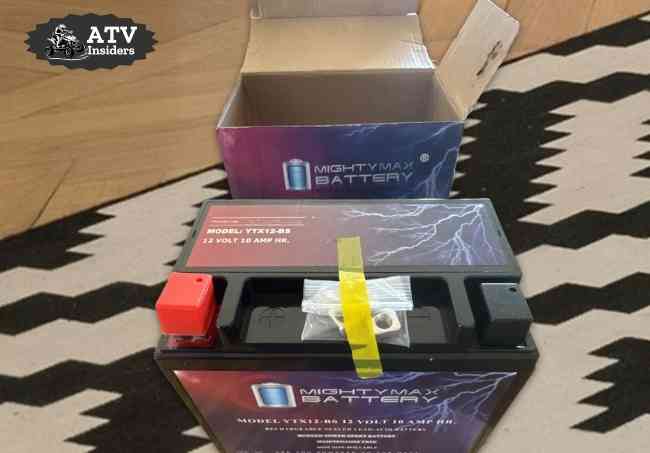 Mighty Max battery in packaging
