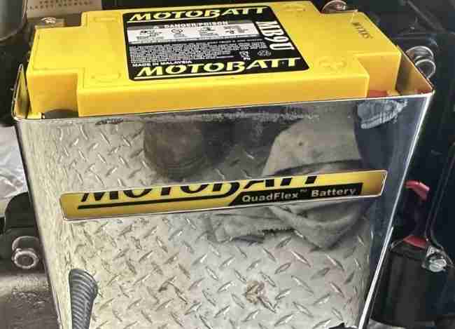 MotoBatt MB9U installed on ATV