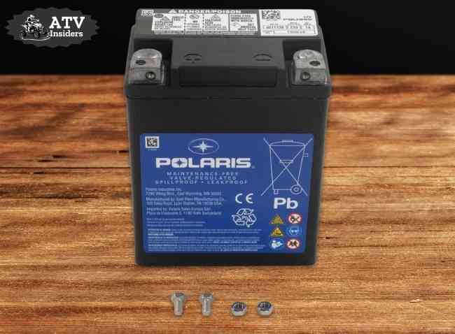 Polaris ATV battery size display