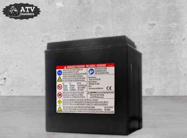 Sealed Polaris ATV battery