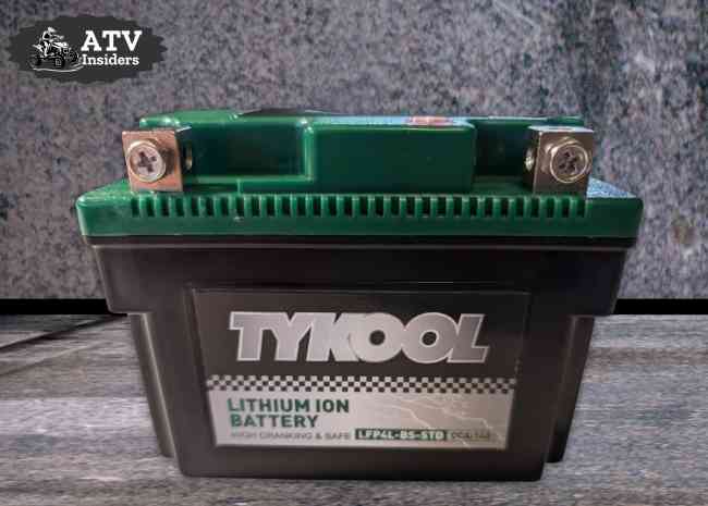 TYKOOL battery YTX14AH-BS terminals view