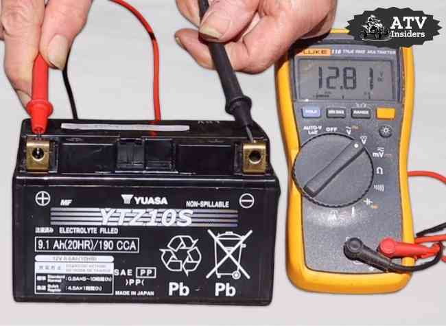 Testing Yuasa YT10 battery voltage
