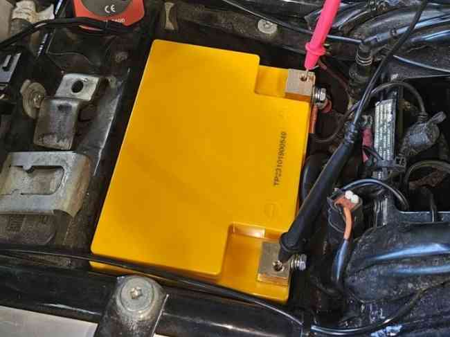 Weize Lithium YTX30L-BS ATV Battery in engine