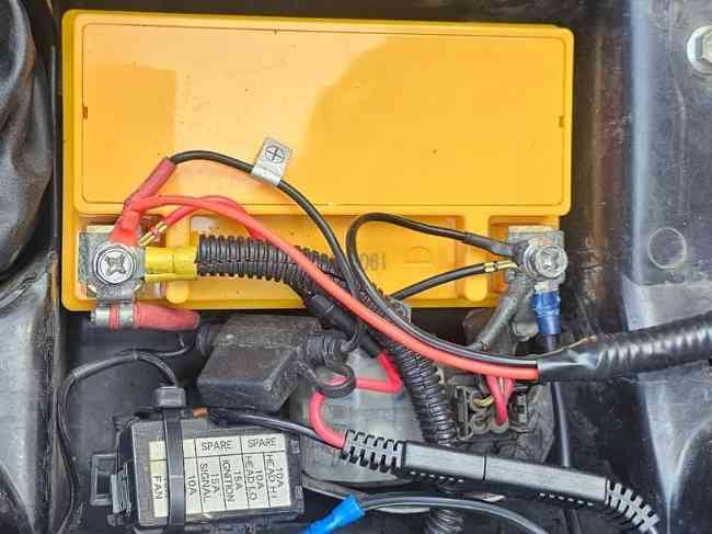 Weize Lithium YTX30L-BS ATV Battery installed