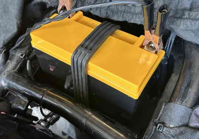 Weize Lithium YTX30L-BS ATV Battery strapped