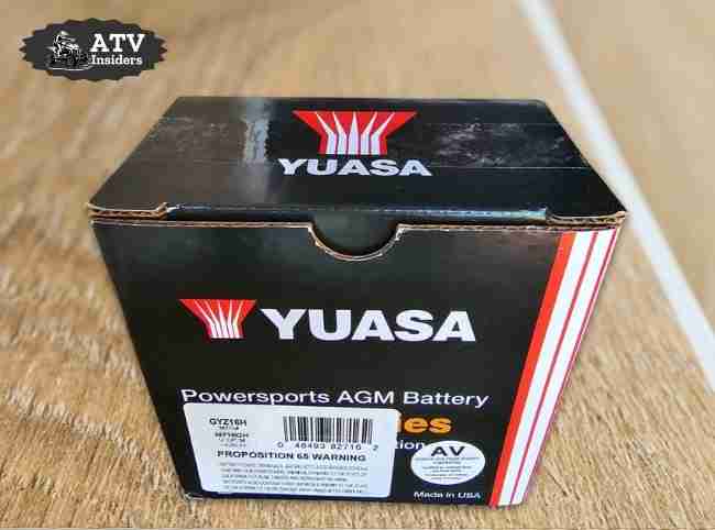 Yuasa GYZ16H ATV battery box
