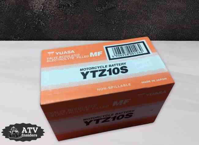 Yuasa YT10 battery packaging box