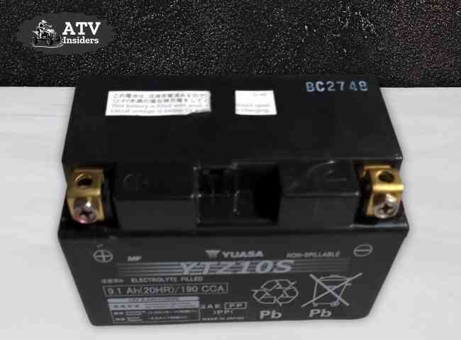 Yuasa YT10 compact battery design