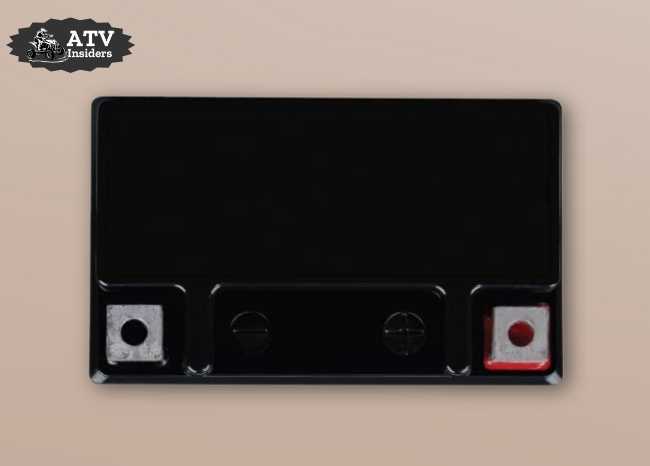 YTX5L-BS battery terminals top view