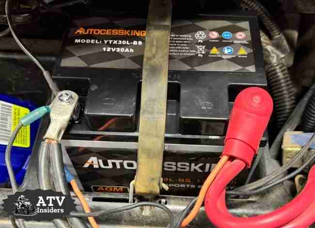 Autocessking YTX12-BS mounted in ATV