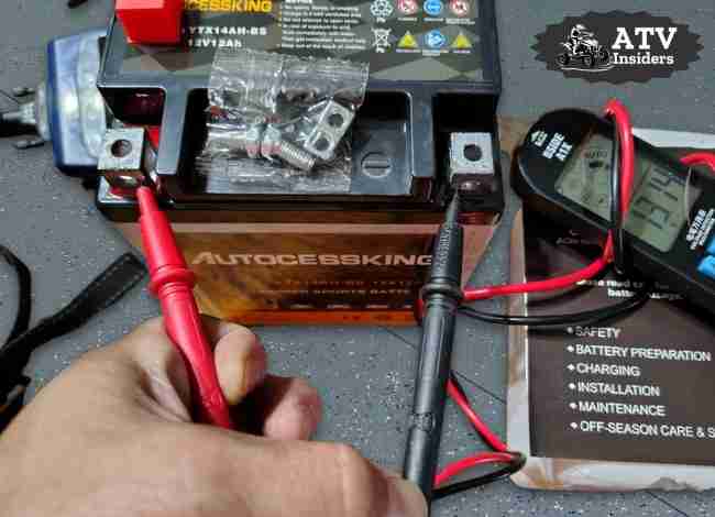 Honda Motosport ATV Battery gtx1 Replacement 12v 10ah 10hr installed